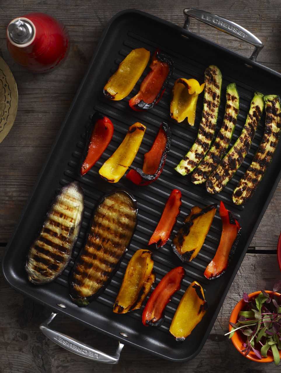 Le Creuset Aluminium Antihaft Grillplatte 2