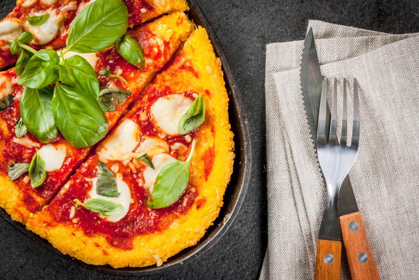 Polenta-Pizza