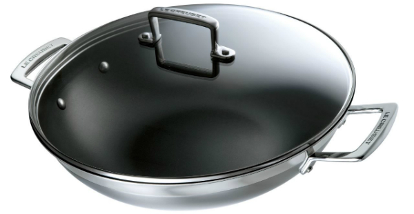 Le Creuset 3-ply Wok beschichtet