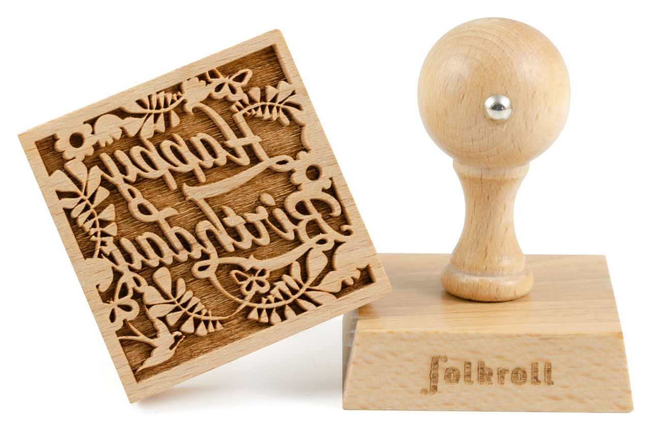 Folkroll 3-D Keksstempel mit Motiv