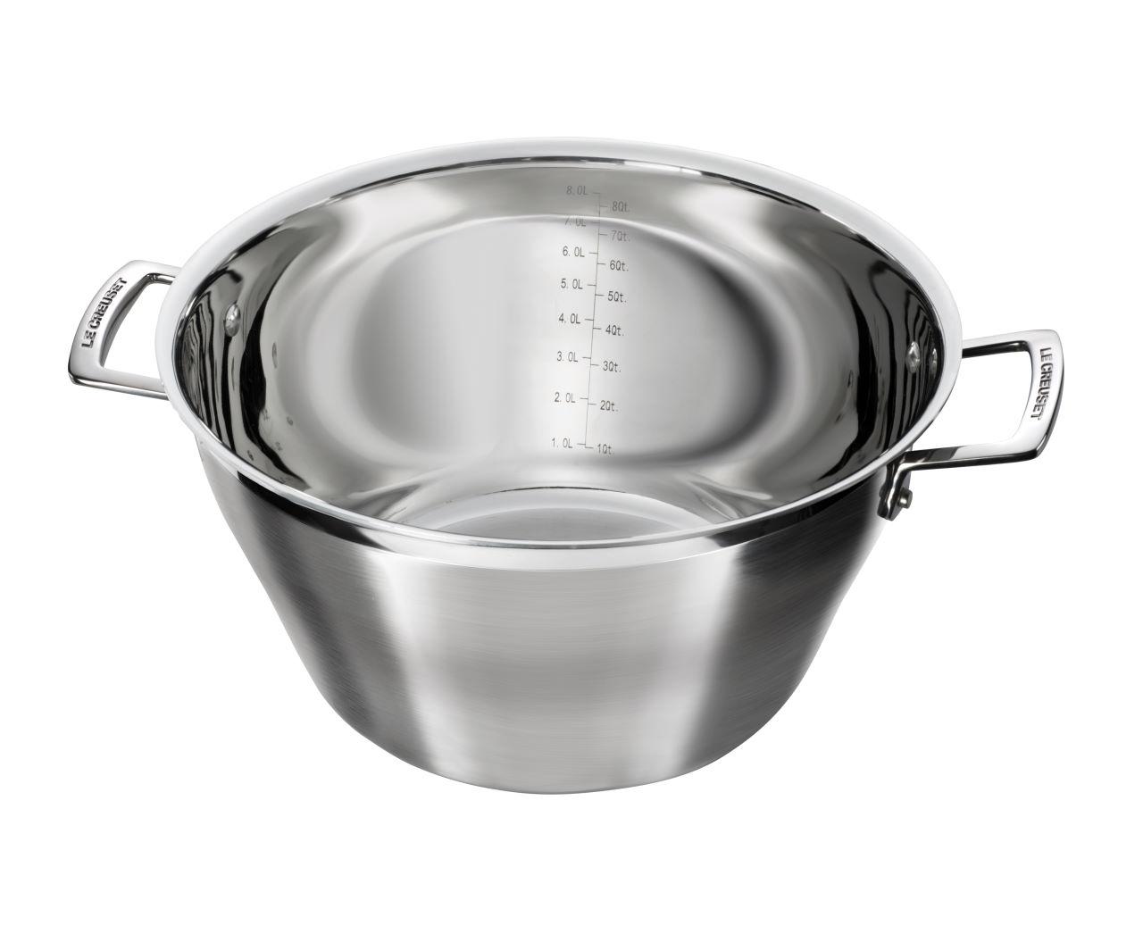 Le Creuset 3-ply Edelstahl Einkochtopf 30 cm