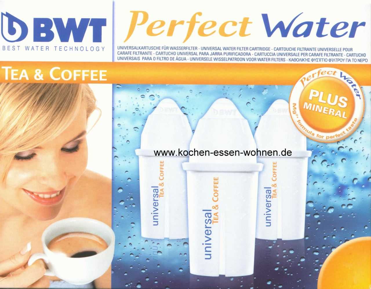 BWT Universal MG+ - 12 Wasserfilter Kartuschen für Brita Classic