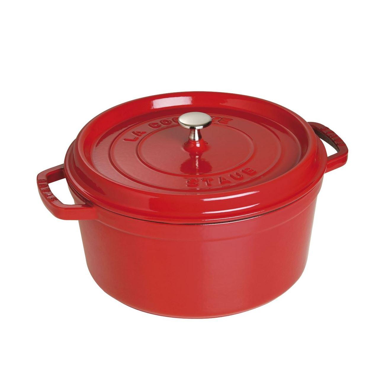 Staub Cocotte kirschrot 24 cm