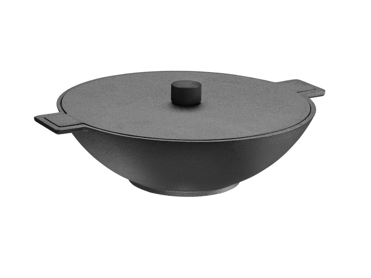 Skeppshult Gusseisen Wok Noir 34 cm