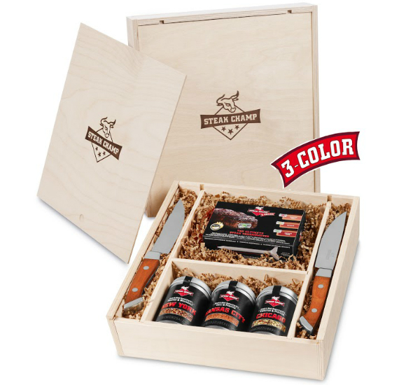 Grillthermometer Steak Champ Geschenk Set