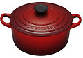 Le Creuset Topf kirschrot