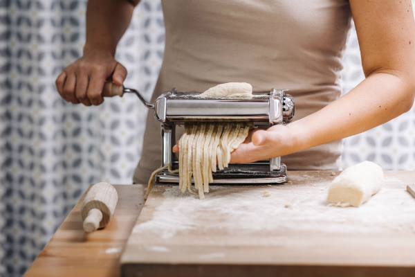 Traditionelle hausgemachte Pasta