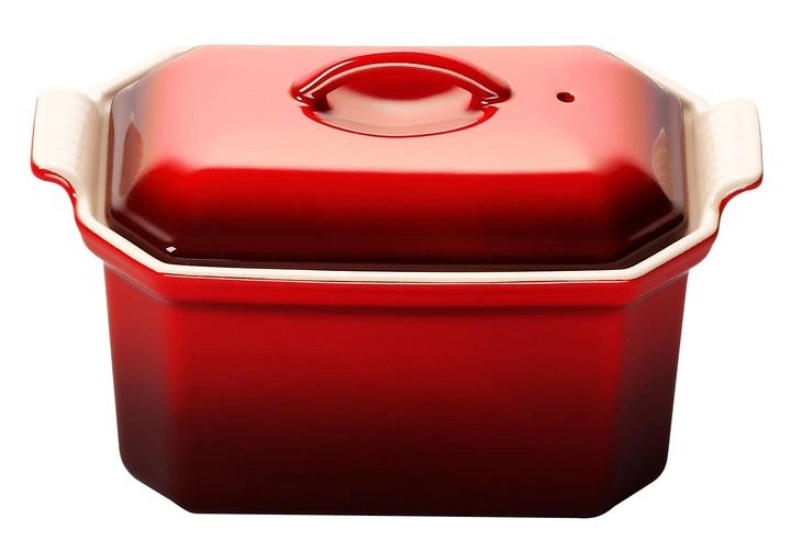 Le Creuset Keramik Pastetenform mit Presse