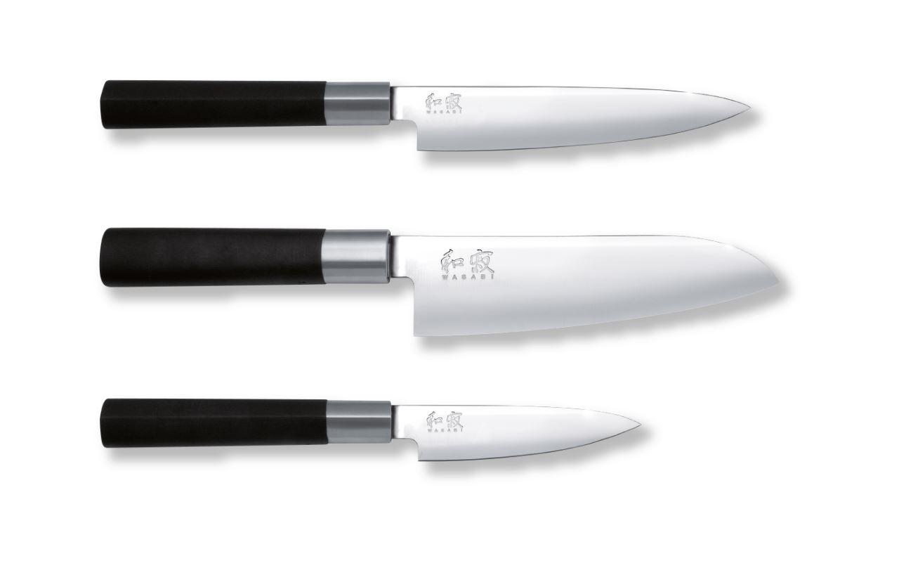 Kai Wasabi Japan Messerset mit Santoku